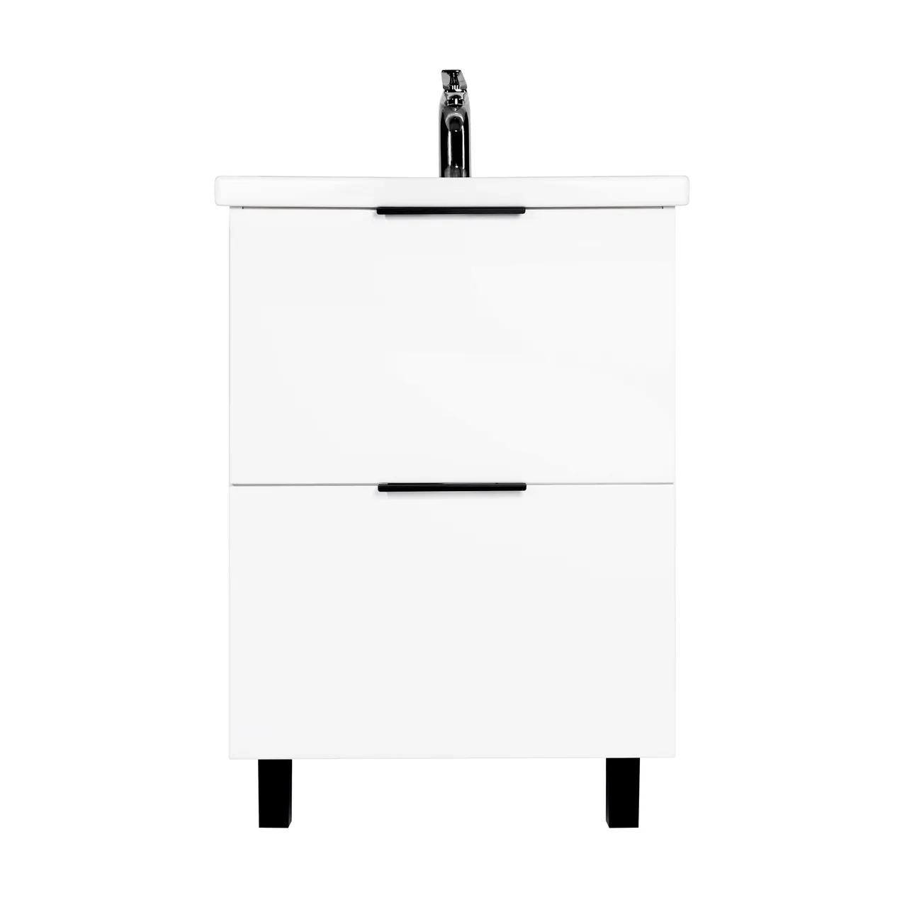 Товар: Тумба под раковину VIANT БЕРЛИН 60 напольная белый (VBER60MDBEL-T2Y) - фото 2 Тумба под раковину VIANT БЕРЛИН 60 напольная белый (VBER60MDBEL-T2Y) — фото 2, Тумбы под раковину