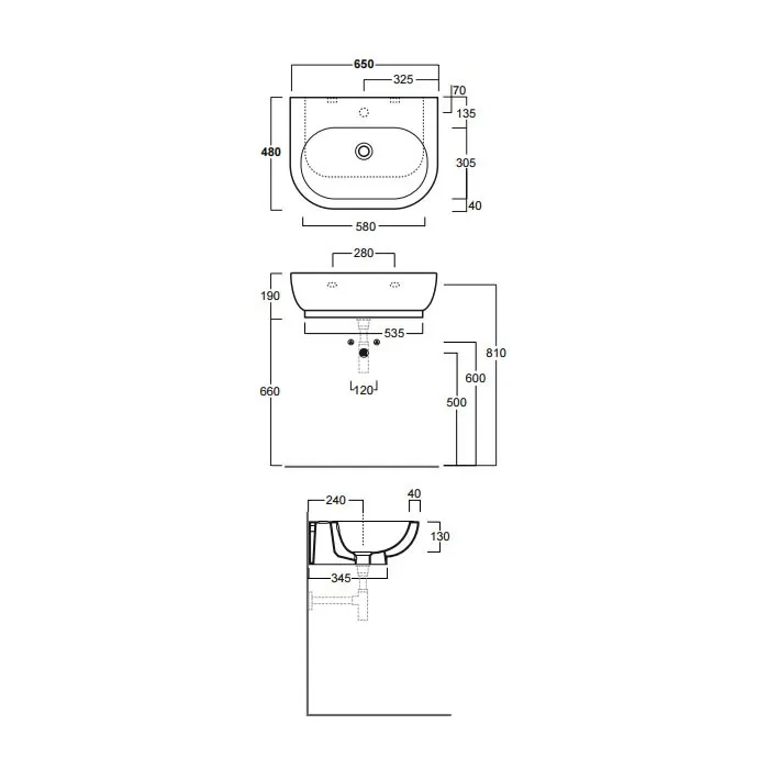 Товар: Раковина SIMAS E-Line подвесная с одним отверстием цвет белый EL10 - фото 2 Раковина SIMAS E-Line подвесная с одним отверстием цвет белый EL10 — фото 2, Раковины подвесные