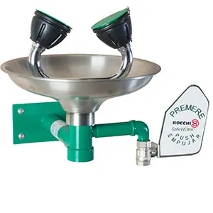 Товар: Аварийная раковина для промывки глаз настенная из нерж. стали с рычагом SC300SS, шт - фото 1 Аварийная раковина для промывки глаз настенная из нерж. стали с рычагом SC300SS, шт — фото 1, Аксессуары и оборудование для общественных мест