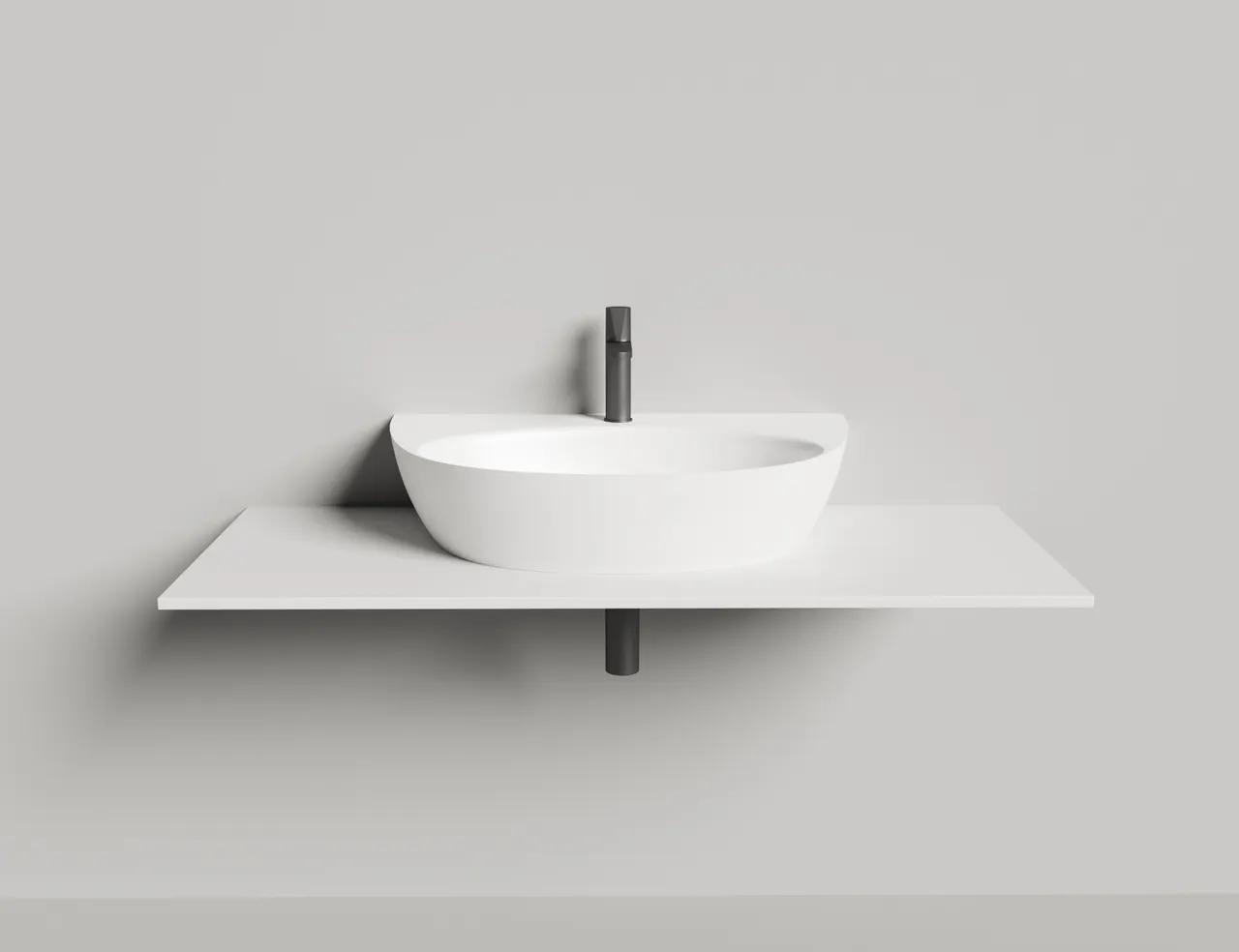 Раковина накладная ALDA WALL 03 140313G — фото 2, Раковины