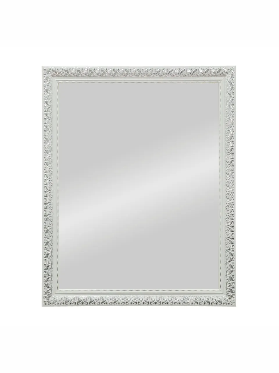 Товар: Зеркало Дубай белый 600х740 Б054 - фото 1 Зеркало Дубай белый 600х740 Б054 — фото 1, Зеркала в ванную комнату