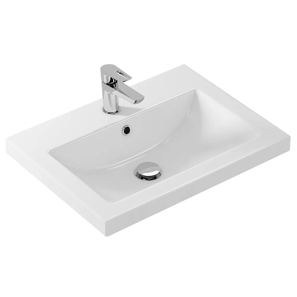 Товар: Раковина Cersanit Como UM-COM60/1, 60 см - фото 1 Раковина Cersanit Como UM-COM60/1, 60 см — фото 1, Раковины