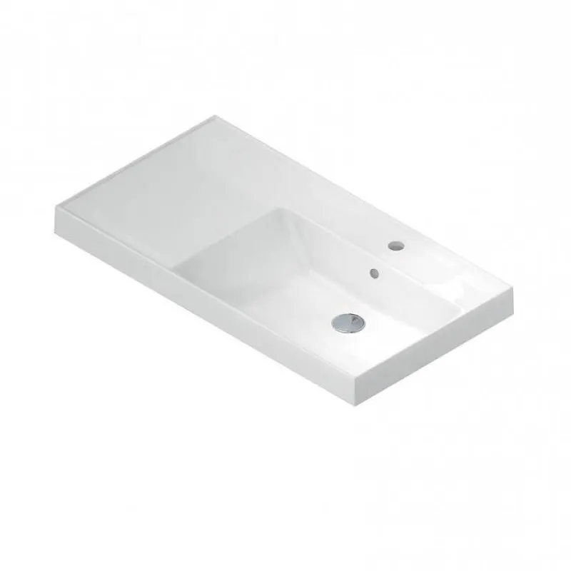 Раковина на тумбу La Fenice Cubo CU.NN.90R, чаша справа — фото 1, Раковины