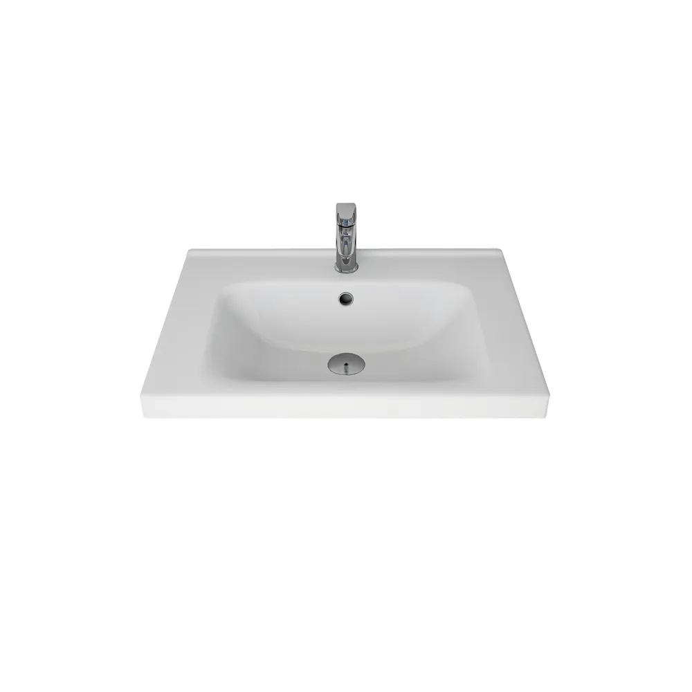 ГАРМОНИЯ, 65 см, мебельный умывальник, керамический, Dreja 640214 — фото 1, Раковины