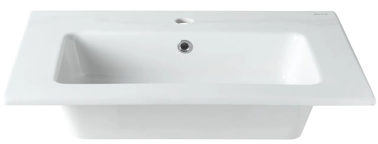 Раковина Allen Brau Fantasy 72 4.11011.20 белый глянец — фото 2, Раковины встраиваемые сверху
