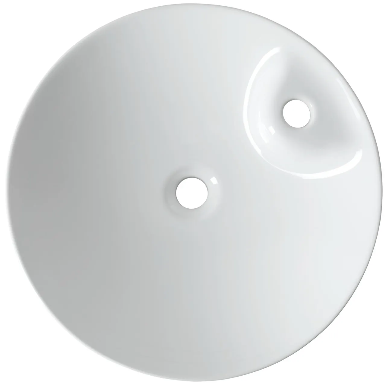 Раковина-чаша Allen Brau Fantasy 45 4.11018.20 Белая — фото 1, Раковины накладные