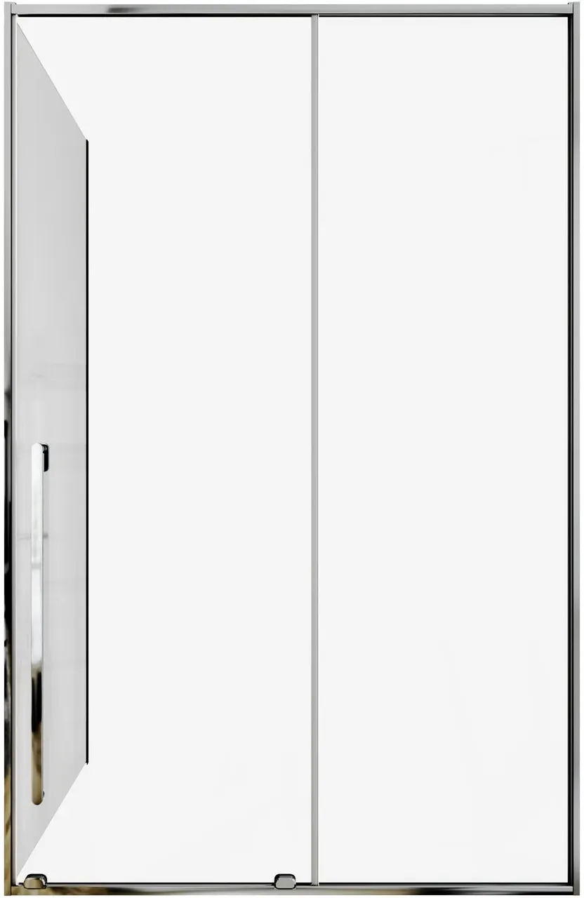 Душевой уголок Allen Brau Fantasy 130x80 3.11007.00 + 3.11011.00 профиль Хром стекло прозрачное — фото 1, Прямоугольные душевые уголки