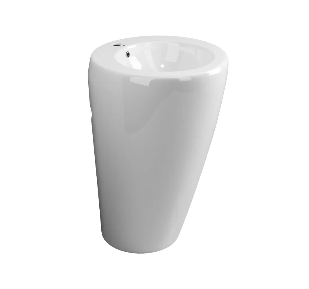 Раковина Ceramicanova Simple 55 CN1807 Белая — фото 1, Раковины напольные