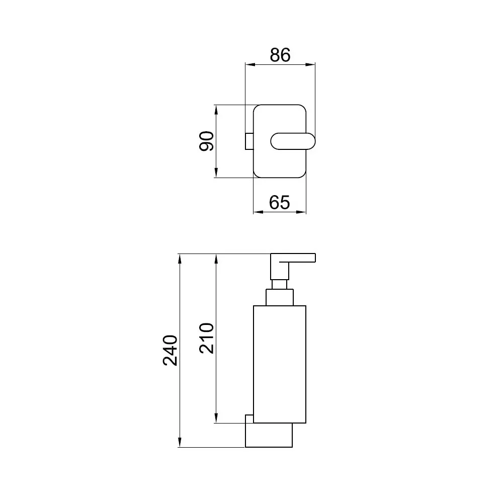 Товар: Дозатор жидкого мыла Webert Living LV500201345, никель - фото 2 Дозатор жидкого мыла Webert Living LV500201345, никель — фото 2, Дозаторы