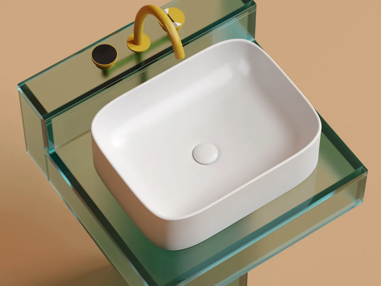 Раковина-чаша Ceramicanova Element 51 CN6052MW Белая матовая — фото 1, Раковины накладные