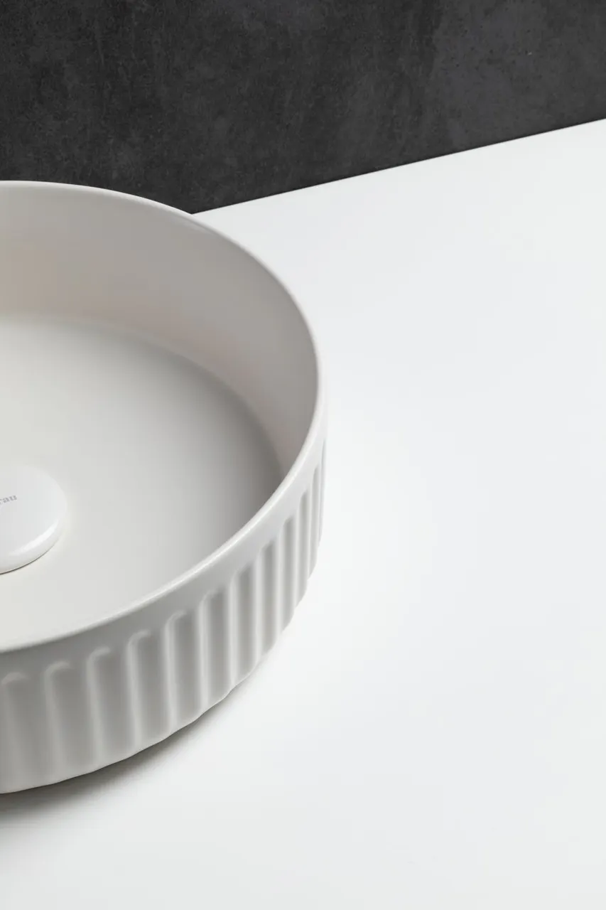 Раковина-чаша Allen Brau Fantasy Line 36 4.11032.21 Белая матовая — фото 9, Раковины накладные