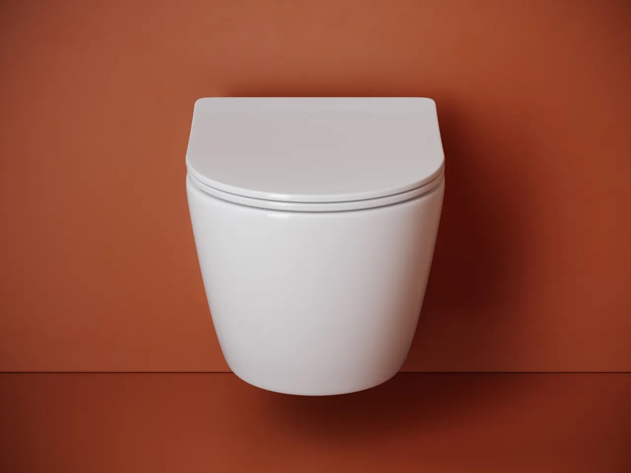 Подвесной унитаз CERAMICANOVA Uno смыв Торнадо 490x360x360 белый — фото 2, Подвесные унитазы