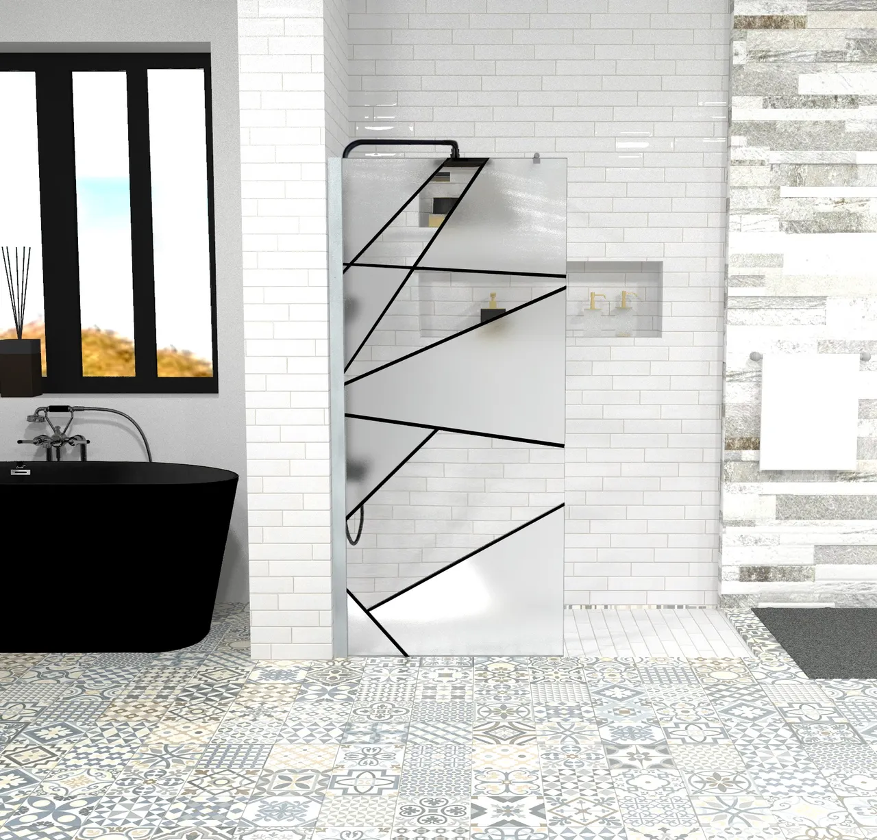 Товар: Душевая перегородка Ceruttispa Pick 90 PICK T90 9951 профиль Хром глянцевый стекло матовое - фото 1 Душевая перегородка Ceruttispa Pick 90 PICK T90 9951 профиль Хром глянцевый стекло матовое — фото 1, Душевые перегородки