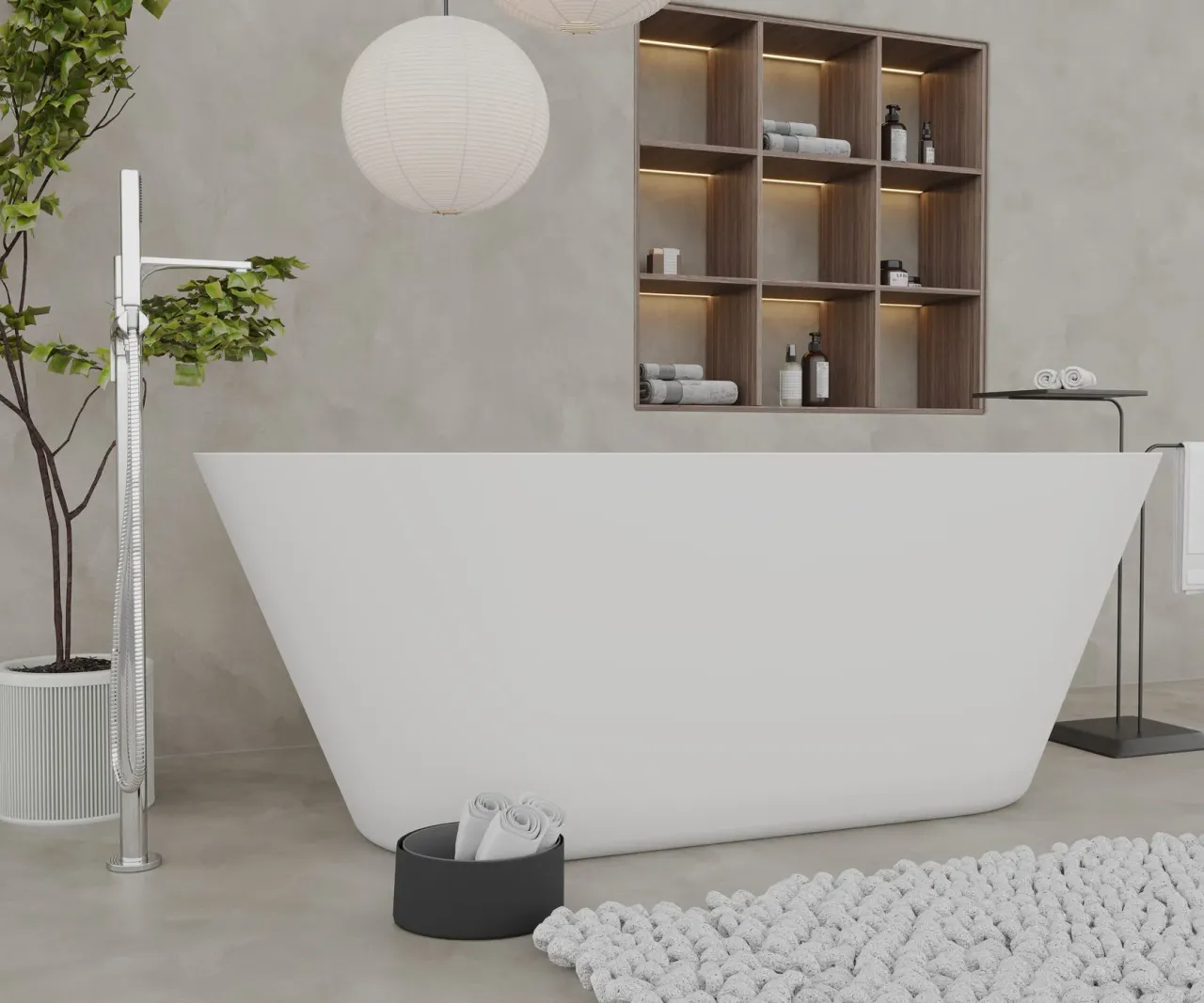 Товар: Ванна AQUAme акриловая отдельностоящая AQM3501MW - фото 4 Ванна AQUAme акриловая отдельностоящая AQM3501MW — фото 4, Акриловые ванны