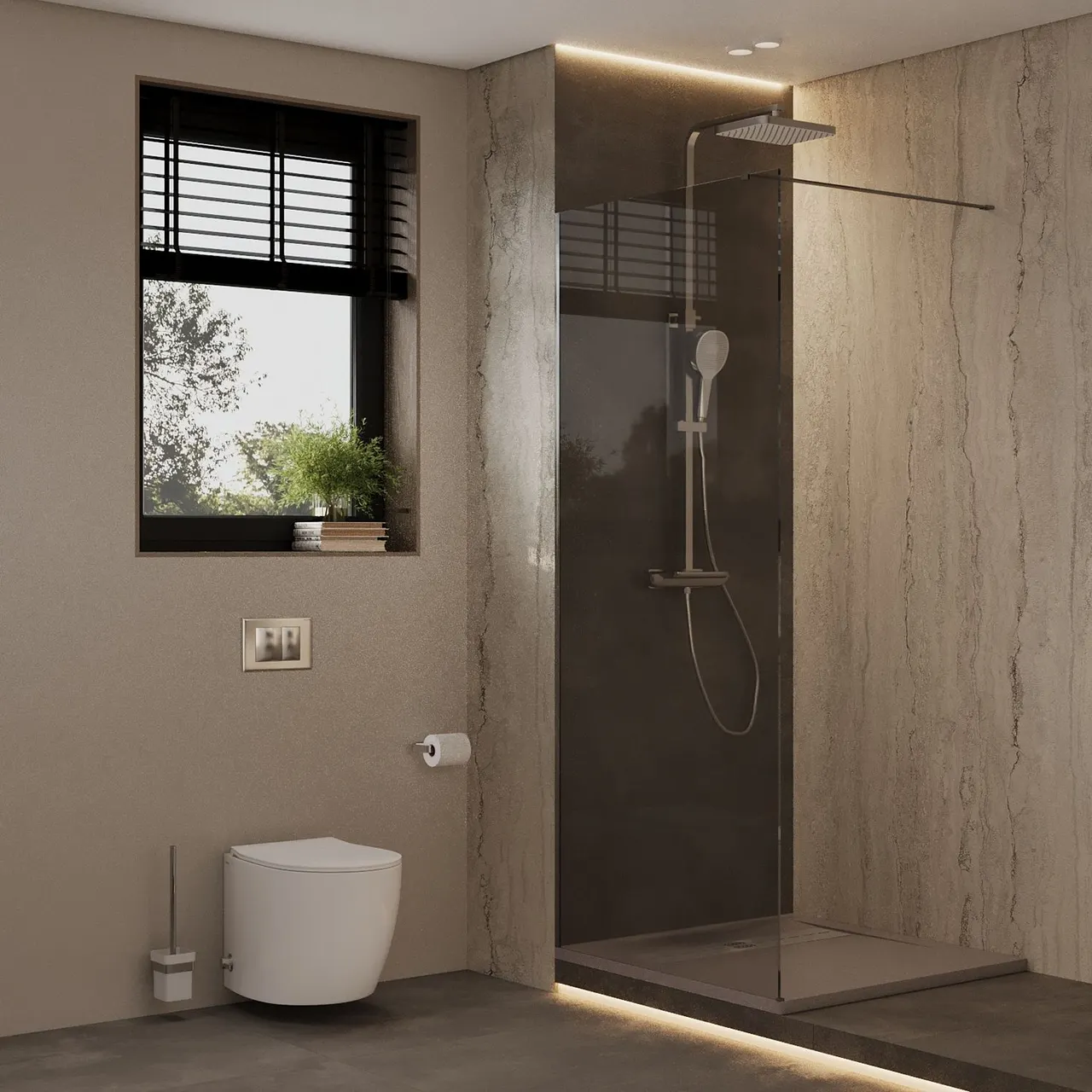 Товар: Душевая перегородка Allen Brau Infinity 1 120 3.21024.60.T медь браш - фото 4 Душевая перегородка Allen Brau Infinity 1 120 3.21024.60.T медь браш — фото 4, Душевые перегородки