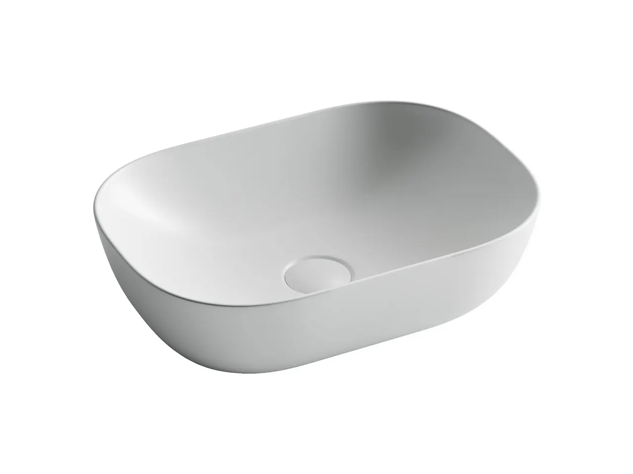 Раковина-чаша Ceramicanova Element 45 CN6009MW Белая матовая — фото 1, Раковины накладные