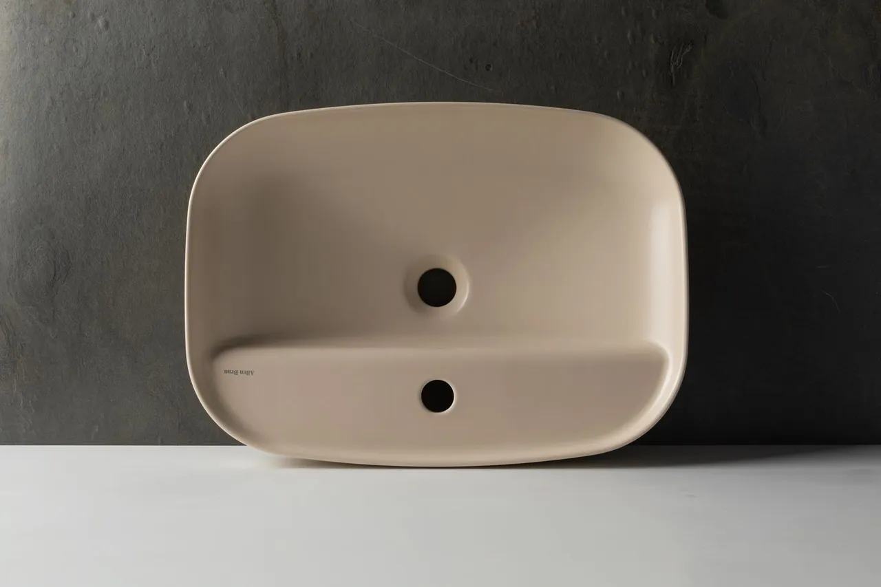 Раковина Allen Brau Fantasy Sphere 55 4.11034.IV Айвори — фото 1, Раковины встраиваемые сверху