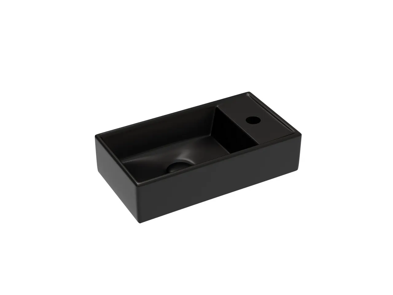 Товар: Раковина Ceramicanova Element 41 L CN6051LMB Черная матовая - фото 1 Раковина Ceramicanova Element 41 L CN6051LMB Черная матовая — фото 1, Мини-раковины