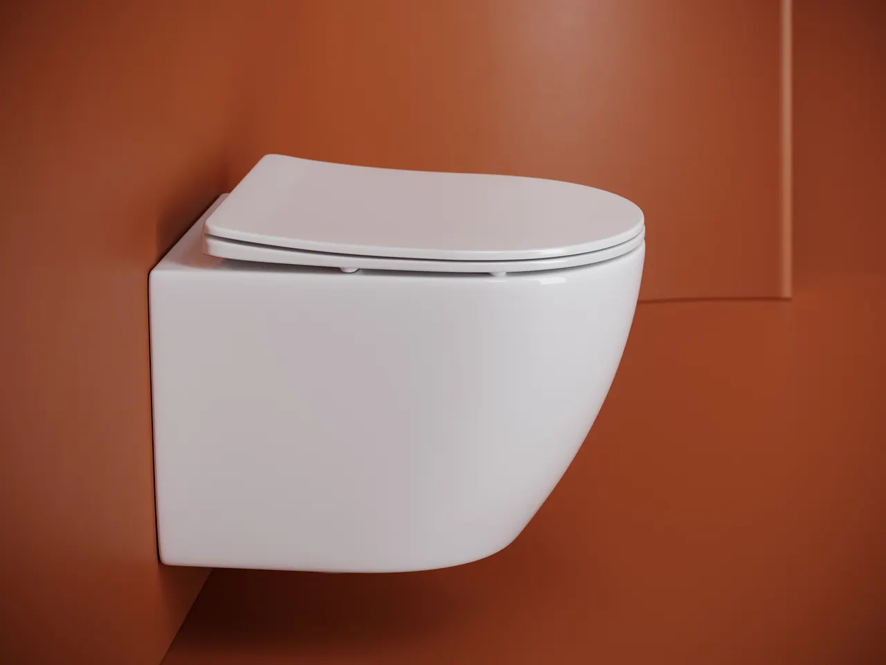 Подвесной унитаз CERAMICANOVA Uno смыв Торнадо 490x360x360 белый — фото 3, Подвесные унитазы