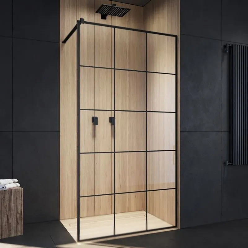 Товар: Душевая перегородка Ceruttispa Muza 100x100 T100 профиль Черный стекло прозрачное - фото 1 Душевая перегородка Ceruttispa Muza 100x100 T100 профиль Черный стекло прозрачное — фото 1, Душевые перегородки