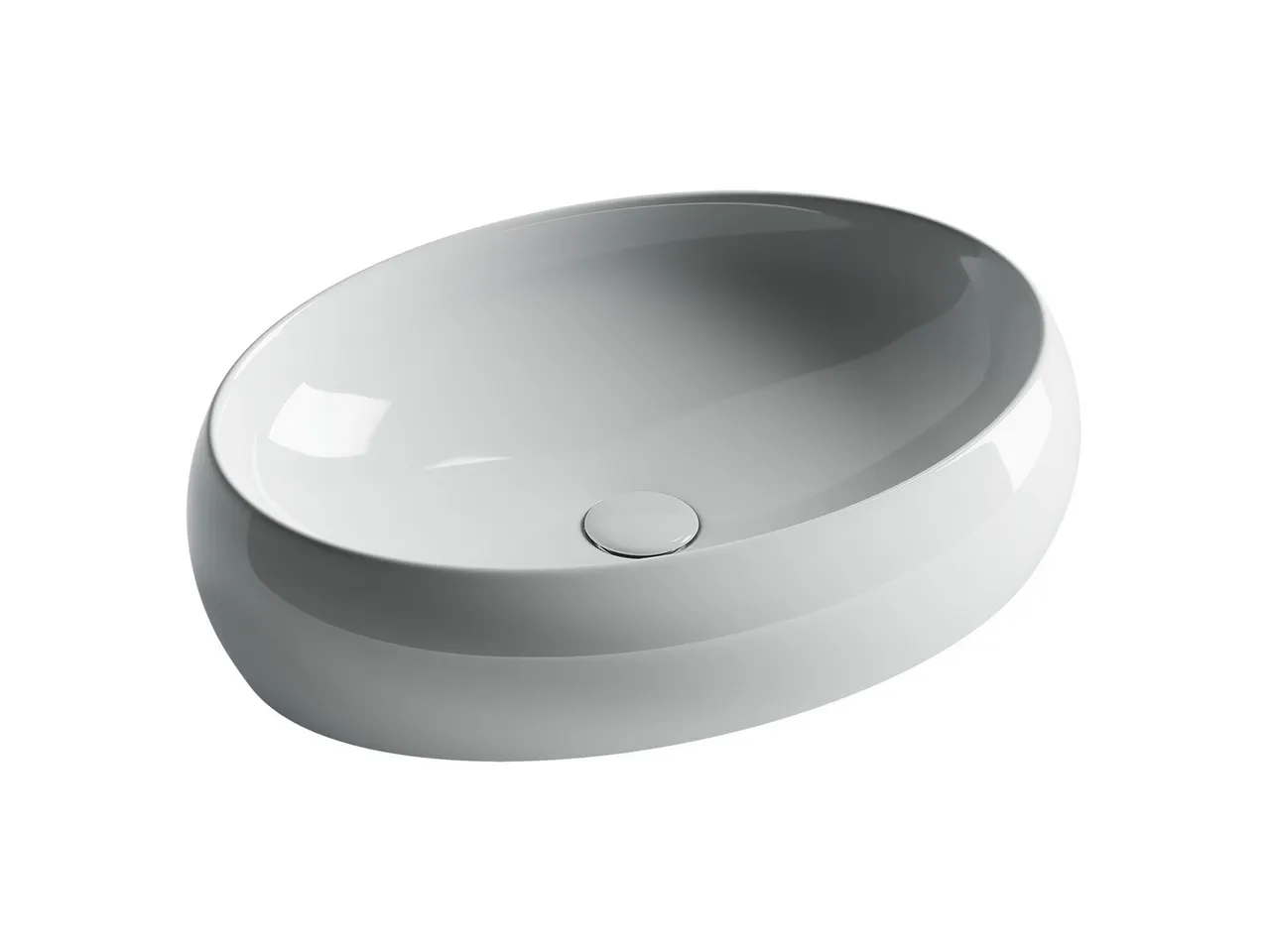 Товар: Раковина-чаша Ceramicanova Element 56 CN5033 Белая - фото 1 Раковина-чаша Ceramicanova Element 56 CN5033 Белая — фото 1, Раковины накладные