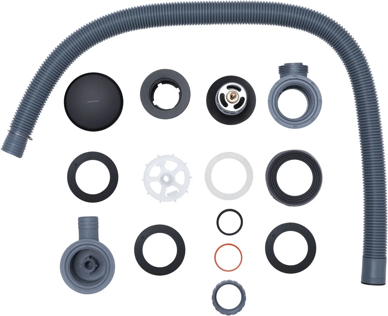 Слив-перелив Allen Brau Priority 5.31027-31 click-clack Черный матовый — фото 1, Сливы-переливы