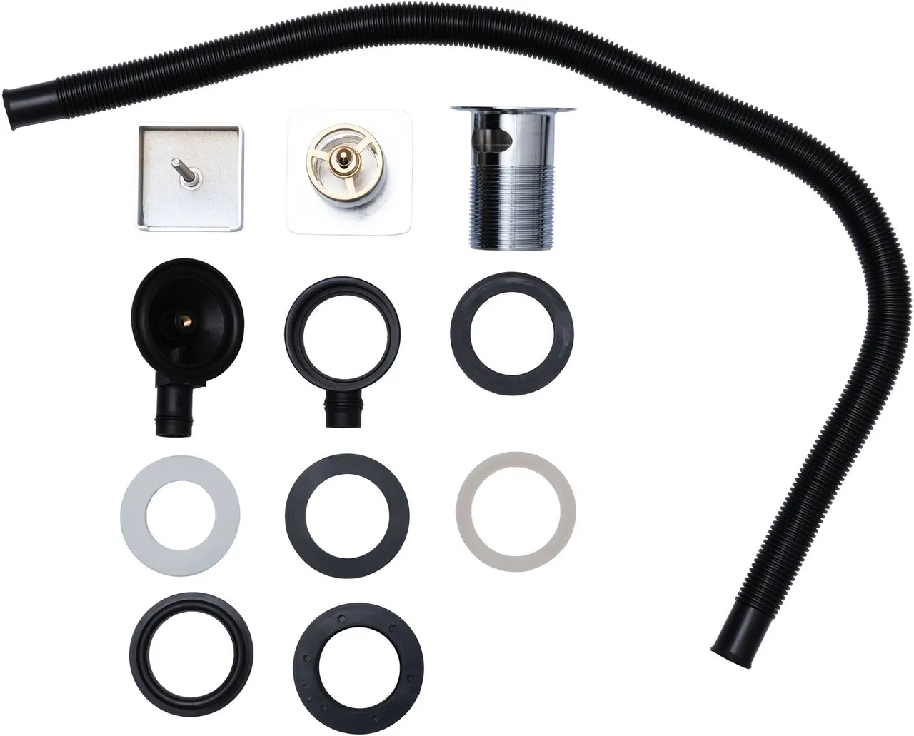 Слив-перелив Allen Brau Infinity 5.21028-00 click-clack Хром — фото 1, Сливы-переливы