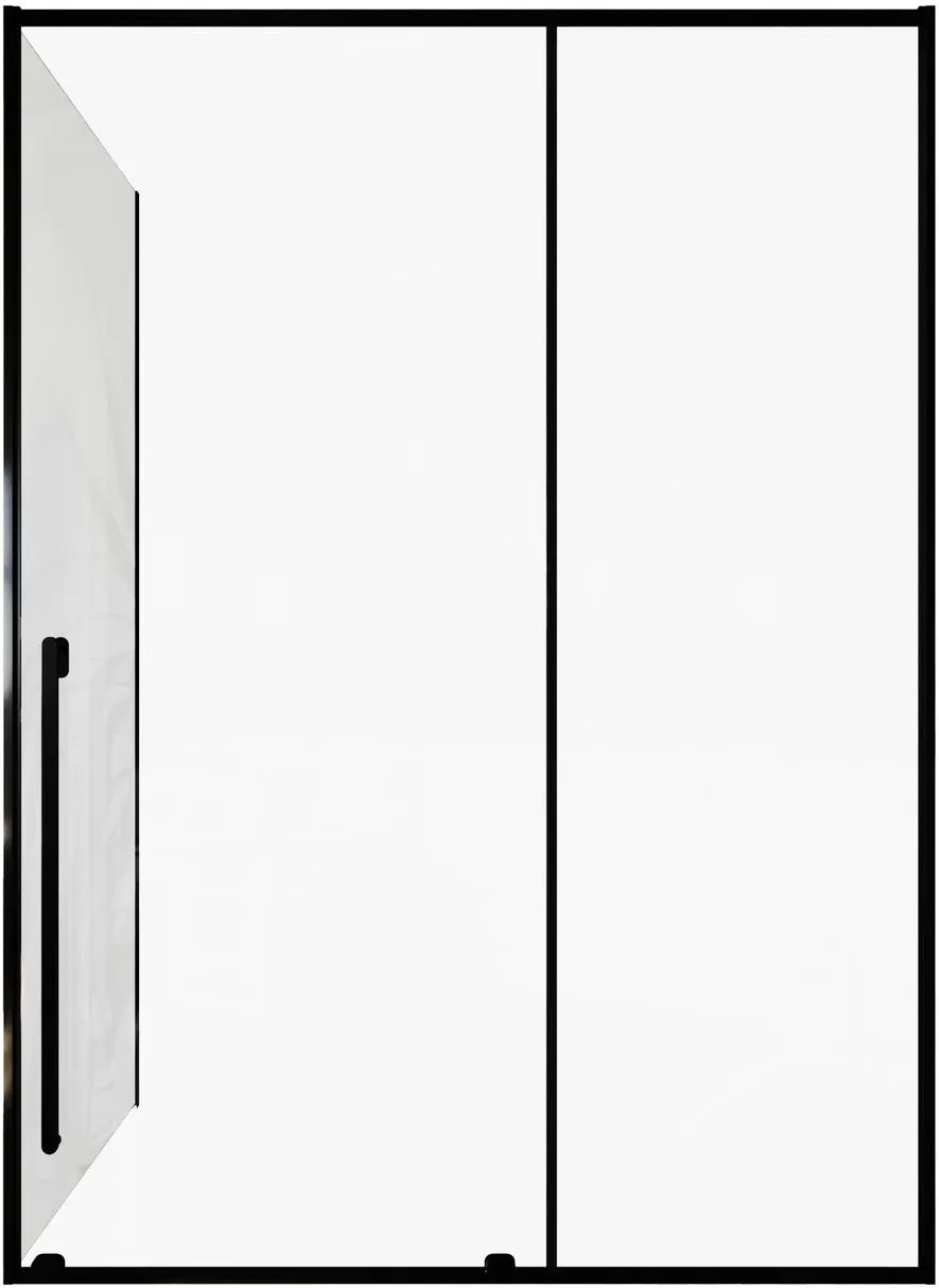 Душевой уголок Allen Brau Fantasy 150x90 3.11009.31 + 3.11013.31 профиль Черный матовый стекло прозрачное — фото 2, Прямоугольные душевые уголки