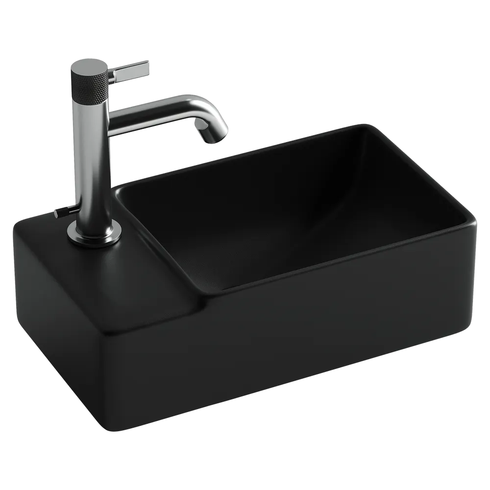 Товар: Раковина Ceramicanova Element 40 CN5046MB Черная матовая - фото 1 Раковина Ceramicanova Element 40 CN5046MB Черная матовая — фото 1, Мини-раковины