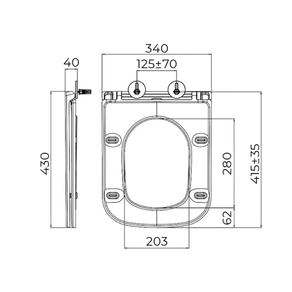 Товар: Крышка-сиденье для унитаза Terminus Ватикан 93S03-12W, белый - фото 2 Крышка-сиденье для унитаза Terminus Ватикан 93S03-12W, белый — фото 2, Сиденья для унитаза