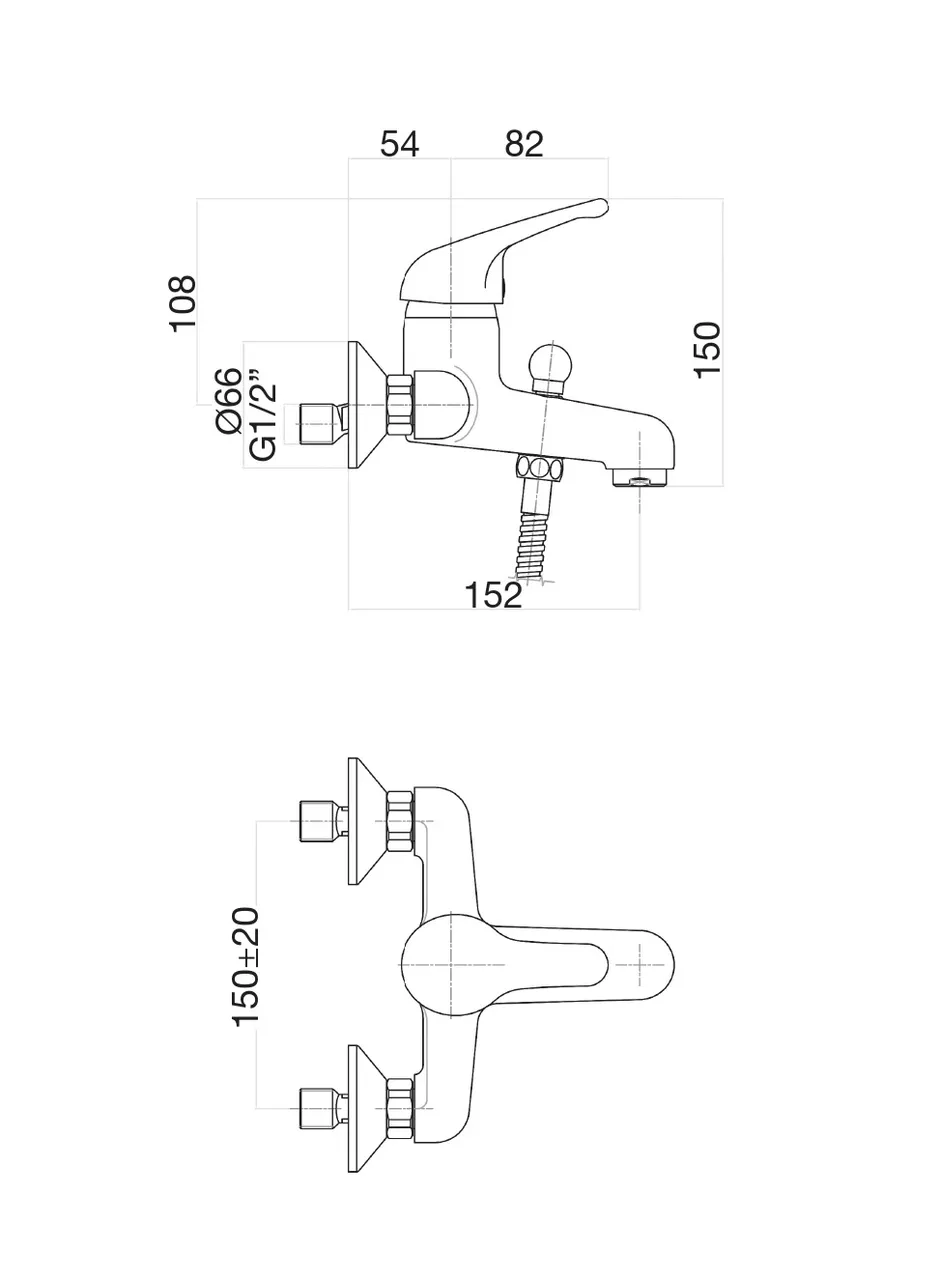 Товар: Смеситель для ванны Fiore KING 39CR1010, хром - фото 2 Смеситель для ванны Fiore KING 39CR1010, хром — фото 2, Смеситель для ванны