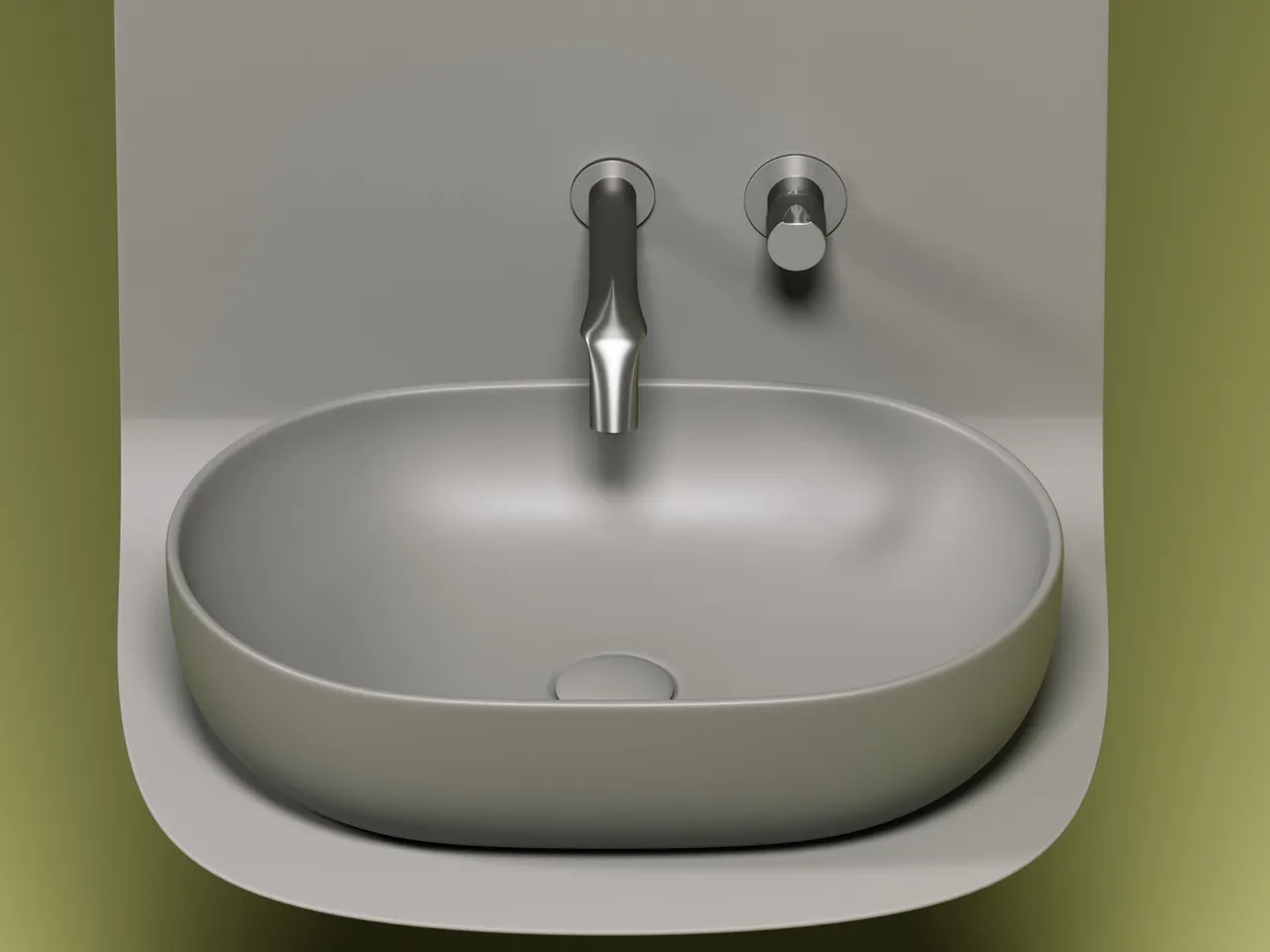 Раковина-чаша Ceramicanova Element 60 CN6047MH Антрацит матовый — фото 11, Раковины накладные