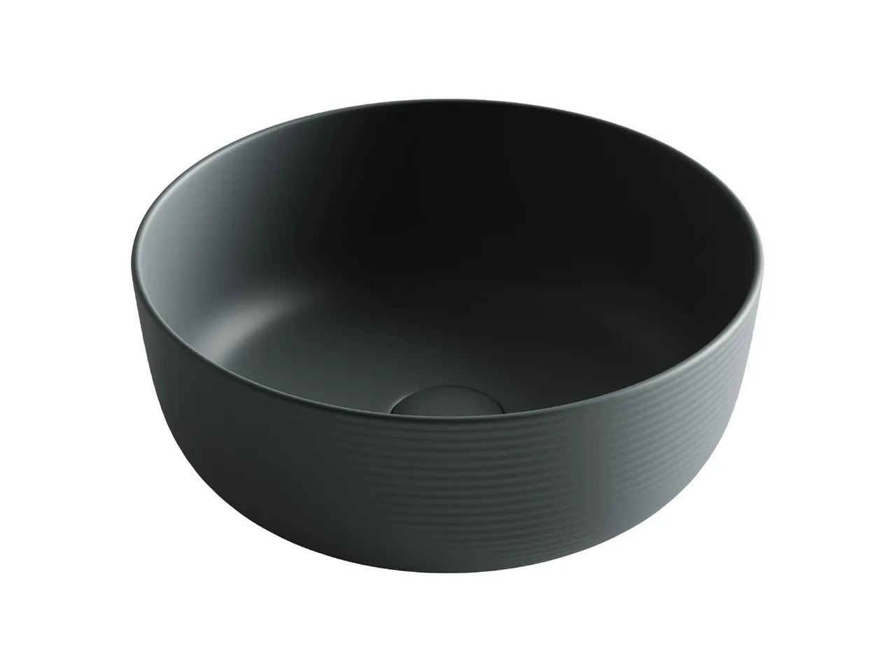 Раковина-чаша Ceramicanova Element 36 CN6073MDH Темный антрацит матовый — фото 1, Раковины накладные