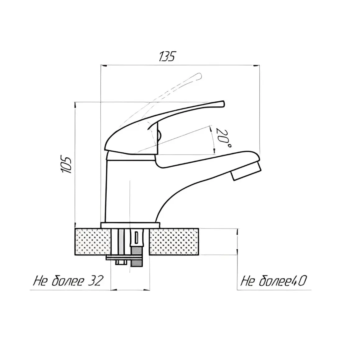 Товар: Смеситель для раковины Сантаком stOMEGAPRO 9302, хром - фото 2 Смеситель для раковины Сантаком stOMEGAPRO 9302, хром — фото 2, Смесители для раковины