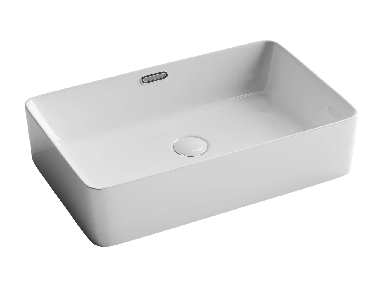 Раковина-чаша Ceramicanova Element 60 CN5025 Белая — фото 1, Раковины накладные