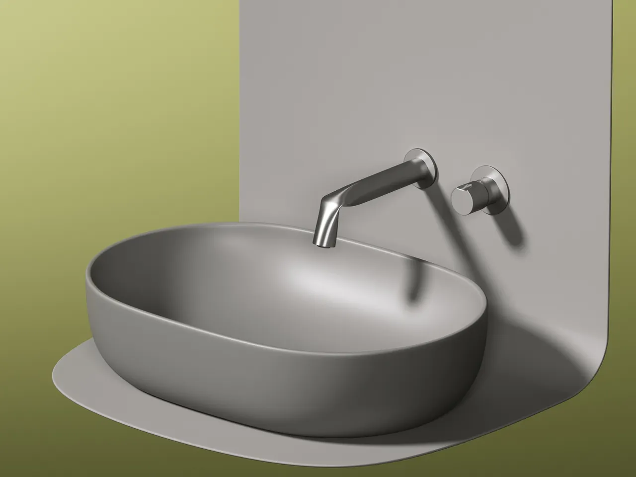 Раковина-чаша Ceramicanova Element 60 CN6047MH Антрацит матовый — фото 17, Раковины накладные