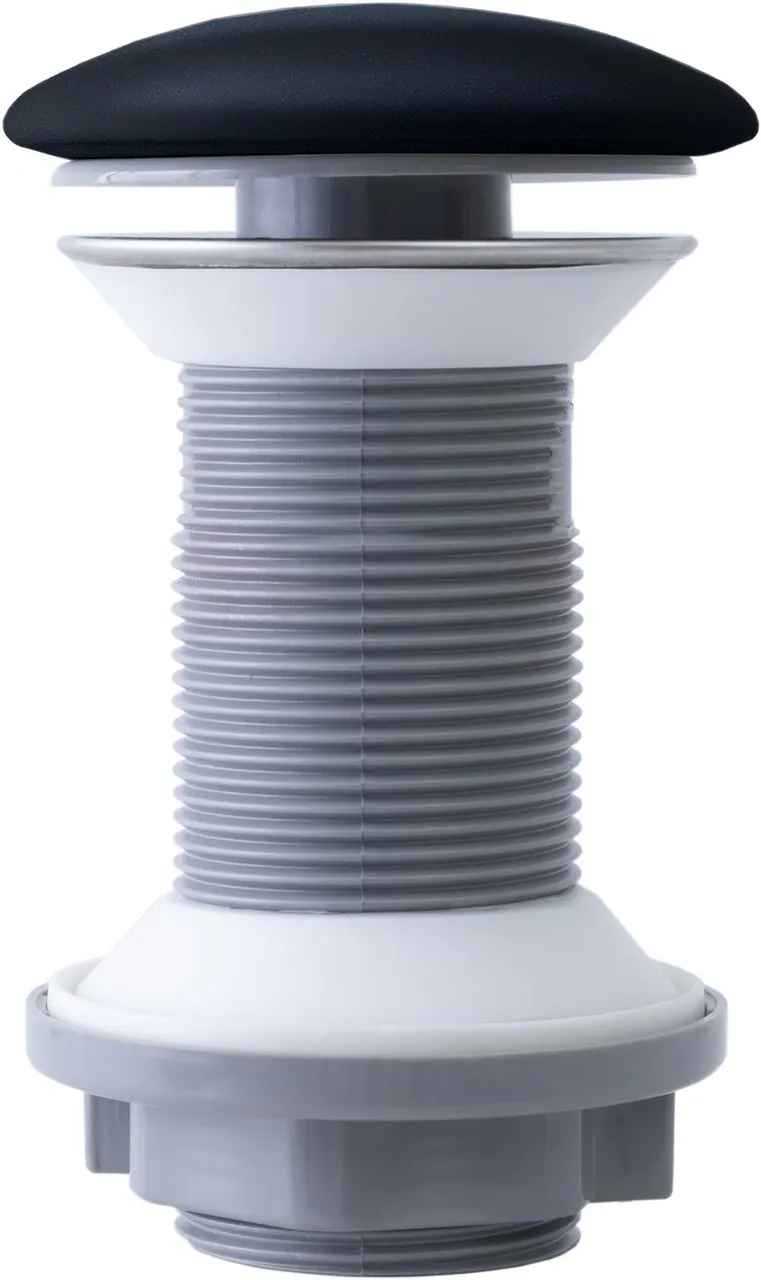 Донный клапан Allen Brau Fantasy 5.11001.31 click-clack Черный матовый — фото 1, Донные клапаны