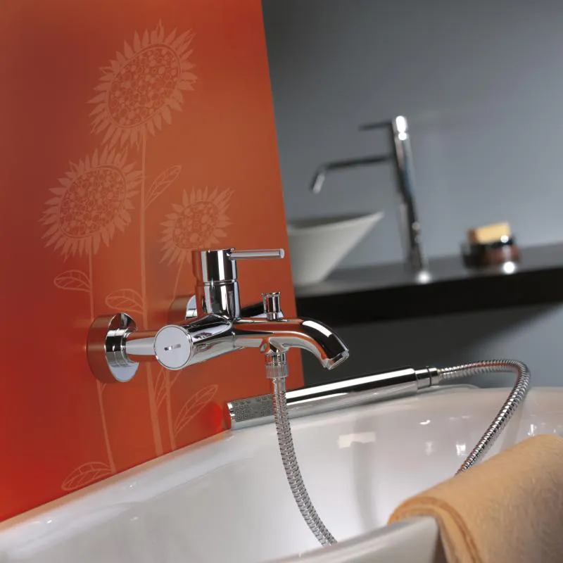 Товар: Смеситель для ванны с душем Webert Elio EL850102015 - фото 2 Смеситель для ванны с душем Webert Elio EL850102015 — фото 2, Смеситель для ванны