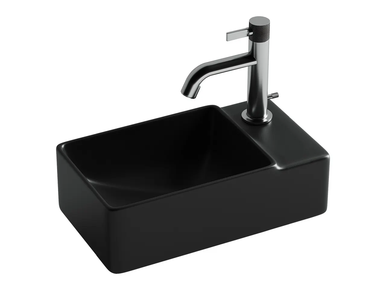 Товар: Раковина Ceramicanova Element 40 CN5045MB Черная матовая - фото 1 Раковина Ceramicanova Element 40 CN5045MB Черная матовая — фото 1, Мини-раковины