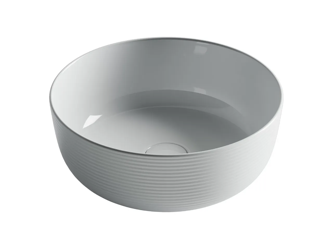 Раковина-чаша Ceramicanova Element 36 CN6073 Белая глянцевая — фото 1, Раковины накладные