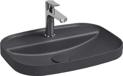 Раковина Allen Brau Sphere 55 4.11034.AN Антрацит — фото 1, Раковины встраиваемые сверху
