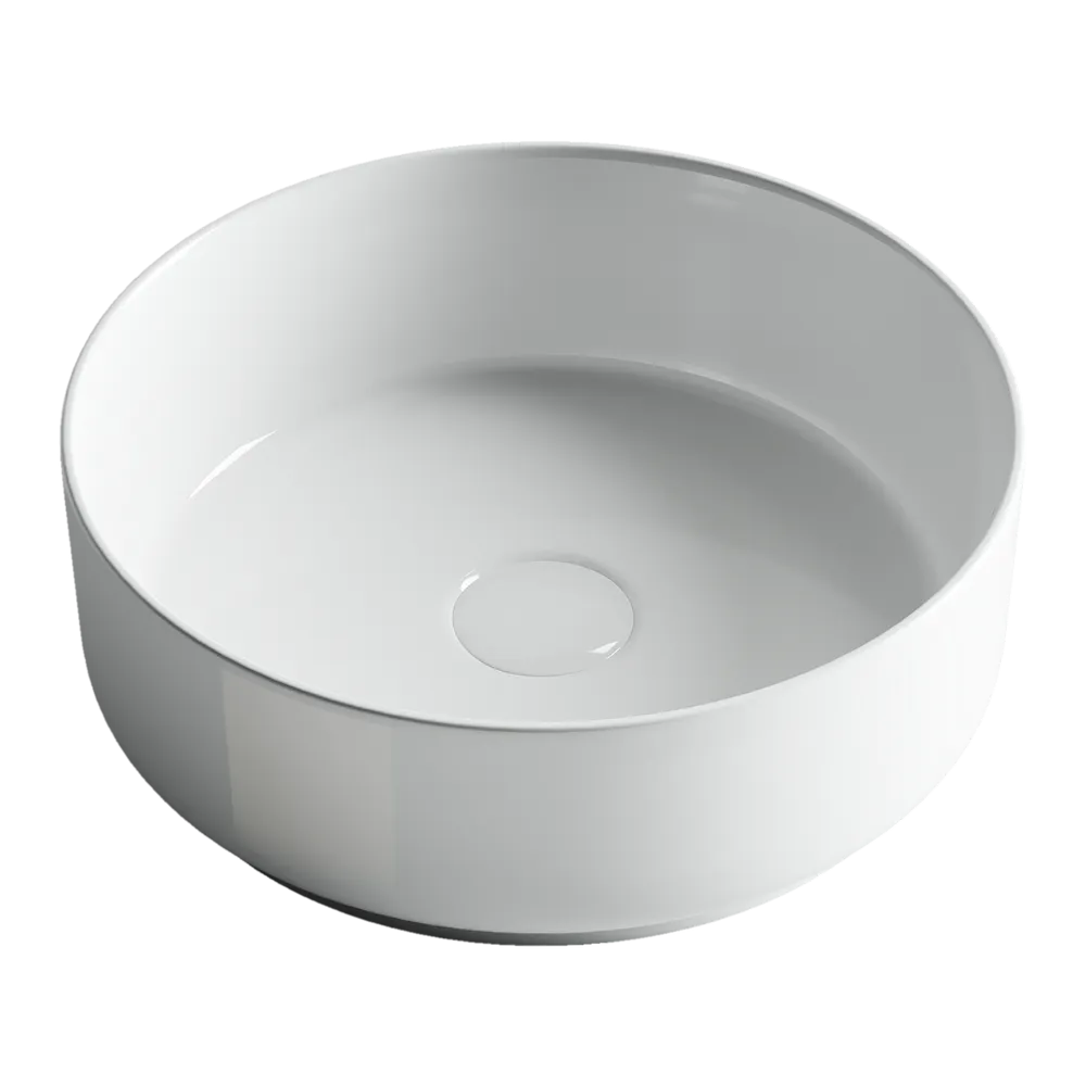 Раковина-чаша Ceramicanova Element 36 CN5001 Белая — фото 1, Раковины накладные
