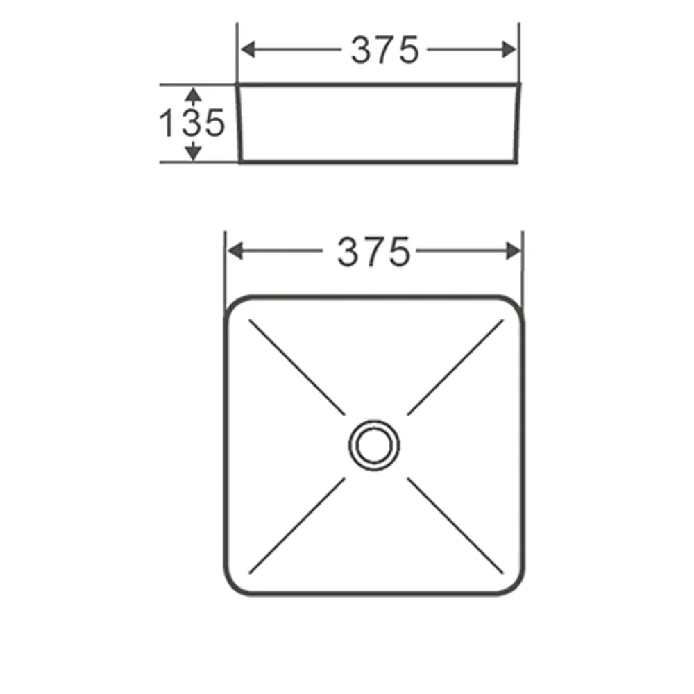 Товар: Раковина чаша Terminus Ватикан 05RN37x37x13W, белый - фото 2 Раковина чаша Terminus Ватикан 05RN37x37x13W, белый — фото 2, Раковины накладные