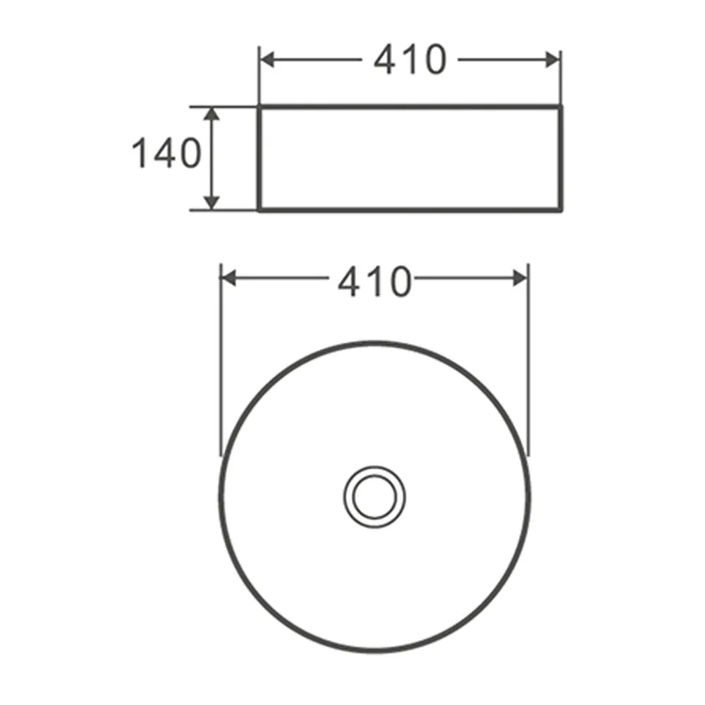 Товар: Раковина чаша Terminus Аврора 06RN41x41x14W, белый - фото 2 Раковина чаша Terminus Аврора 06RN41x41x14W, белый — фото 2, Раковины накладные