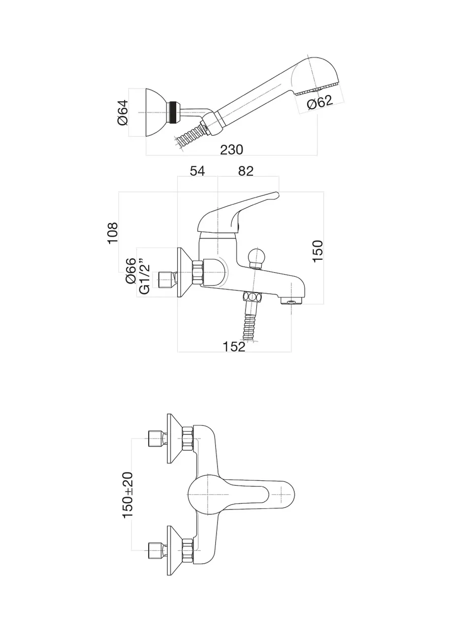 Товар: Смеситель для ванны Fiore KING 39CR1000, хром - фото 2 Смеситель для ванны Fiore KING 39CR1000, хром — фото 2, Смеситель для ванны