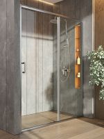 Товар: Душевая дверь в нишу Orange E02-150TCR 150 профиль Хром стекло прозрачное - фото 4 Душевая дверь в нишу Orange E02-150TCR 150 профиль Хром стекло прозрачное — фото 4, Душевые двери в нишу