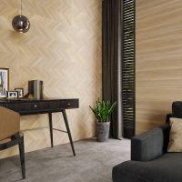 Керамическая плитка Керамин Кодама 3 бежевый СК000041223 настенная 30х90 см — фото 2, Керамическая плитка