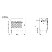 Тумба под раковину Aquanet Алвита New 70 303900 Антрацит — фото 23, Тумбы под раковину