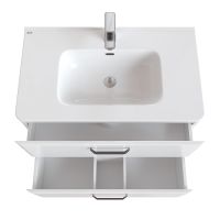 Тумба с раковиной Iddis Brick 80 BRI80WFi95K Белая — фото 3, Тумбы с раковиной