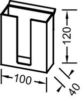 Держатель для ватных дисков Jacob Delafon Sherwood EB1844RU-NF Хром — фото 3, Прочие аксессуары и комплектующие